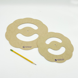 Rim Template - Daisy for Pottery Forms